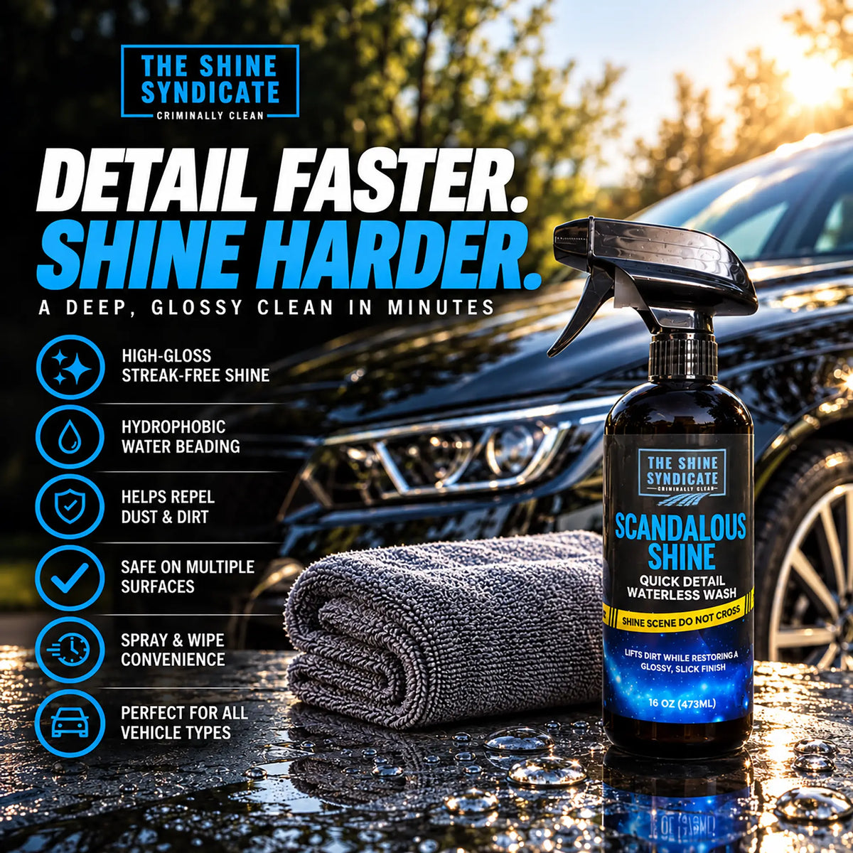 the shine syndicate scandalous shine quick detailer
