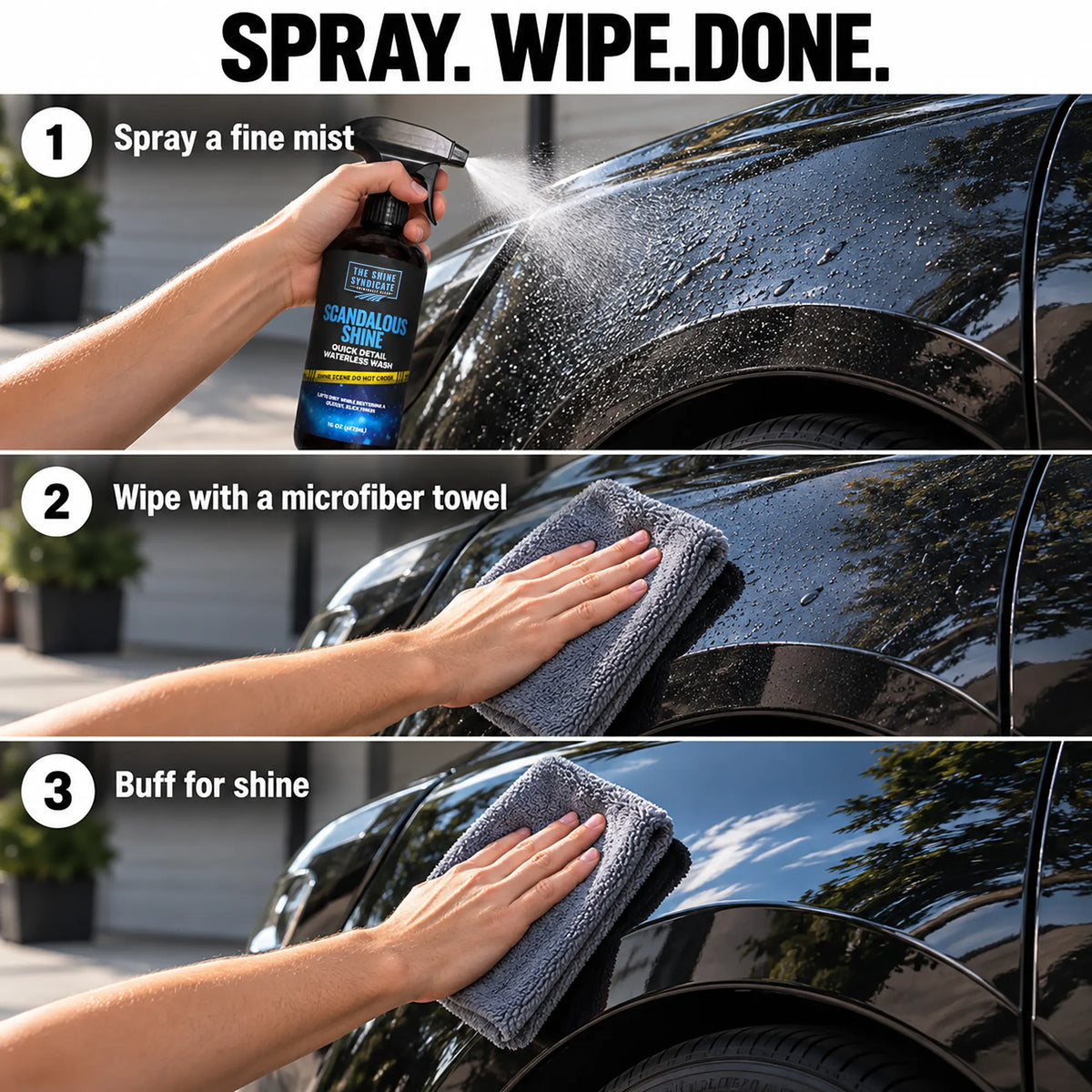 the shine syndicate scandalous shine quick detailer